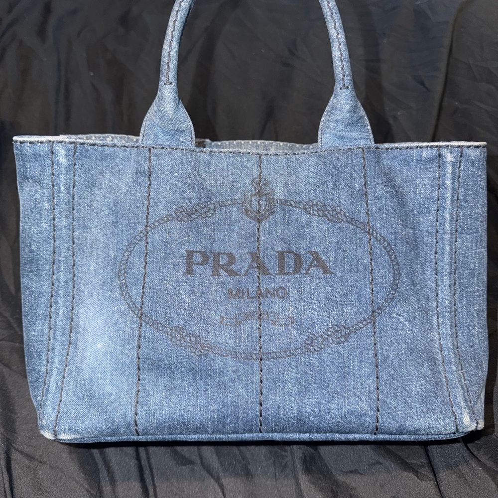 Prada Indigo Denim Handbag